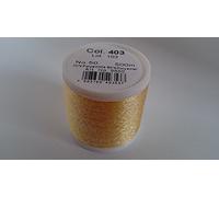 Madeira Metallic No.50 500m 403 Gelb hell