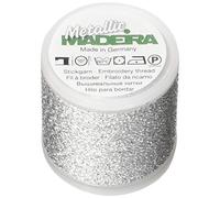Madeira 9842-41 Metallisches Nylon/Polyester, Stickgarn, 40 wt/20 yd, texturiertes Silber