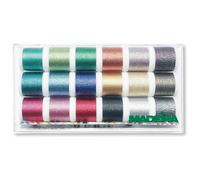 Madeira 8020 Stickbox Metallic Supertwist 18 Spulen 200 M