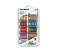 Madeira Overlock Minikingbox Aeroflock Nr.100 Multicolor (12 Farben / 1000 m)