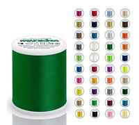 Madeira Polyneon 40 Original | 1.000 m Spule | Stickgarn für Stickmaschine | Maschinenstickgarn | Garn zum Sticken | Stickset (1851 Evergreen)