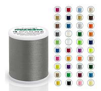 Madeira Polyneon 40 Original | 1.000 m Spule | Stickgarn für Stickmaschine | Maschinenstickgarn | Garn zum sticken | Stickset (1918 Grey)