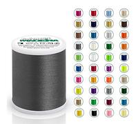 Madeira Polyneon 40 Original | 1.000 m Spule | Stickgarn für Stickmaschine | Maschinenstickgarn | Garn zum Sticken | Stickset (1640 Stone Grey)