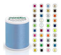 Madeira Polyneon 40 Original | 1.000 m Spule | Stickgarn für Stickmaschine | Maschinenstickgarn | Garn zum Sticken | Stickset (1675 Baby Blue)