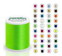 Madeira Polyneon 40 Original | 1.000 m Spule | Stickgarn für Stickmaschine | Maschinenstickgarn | Garn zum Sticken | Stickset (1850 Neon Lime)
