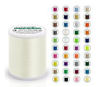 Madeira Polyneon 40 Original | 1.000 m Spule | Stickgarn für Stickmaschine | Maschinenstickgarn | Garn zum Sticken | Stickset (1803 Off White)