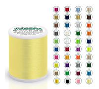 Madeira Polyneon 40 Original | 1.000 m Spule | Stickgarn für Stickmaschine | Maschinenstickgarn | Garn zum Sticken | Stickset (1866 Lemon Frost)