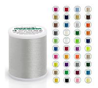 Madeira Polyneon 40 Original | 1.000 m Spule | Stickgarn für Stickmaschine | Maschinenstickgarn | Garn zum Sticken | Stickset (1687 Silver)
