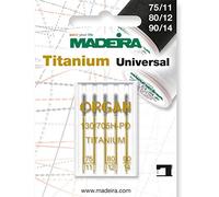 Madeira Titanium Universalnadel Stärke 75-90/ System 130/705H-PD/ 5 Nadeln