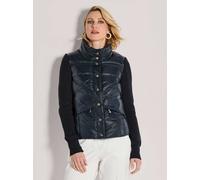 Kurzjacke MADELEINE "Steppjacke Sportive Übergangsjacke mit Strickärmeln", Damen, Gr. 46, blau (marine), Obermaterial: 100% Polyamid PA., Modern, Jacken Kurzjacke, Strickärmel (78969135-46) marine