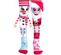 Madmia Santa and Snowman Socks'