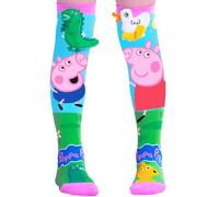 Madmia Unisex Peppa Pig & George 3D Peppa Wutz Schweinchen Socken für Kinder & Erwachsene für 6 bis 99 Jahren (29028MM), Bunt, Einheitsgröße