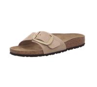 Birkenstock Damen Pantolette MADRID BIG BUCKLE NARROW, sand, Gr. 36EU