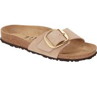 Birkenstock Madrid Big Buckle Natural Leather Nubuck Narrow Sandalen