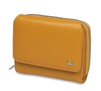 Golden Head Leder Geldbörse Madrid RFID Protect Zipped Billfold Coin Wallet Gamboge senfgelb