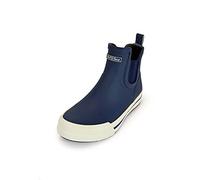 MADSea Unisex Gummistiefelette Short Story | Regenstiefel Gummistiefel Gartenschuhe Wasserdicht Segelstiefel | Kurzer Schaft Knöchelhoch, Dunkelblau/Weiß, 42 EU