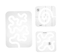 Mäander-Quiltvorlagen, Acryl, DIY-Quiltrahmen, Lineale für Heimnähmaschinen, 3 Stück...