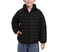 Maeau Baby Jugen Jacke Puffer Gesteppte Mantel Warme Lässig Kleinkind 9 10 Jahre Winterjacke Winter Winddichter Kinder Mädchen Wintermantel Leichte Dicke Teenager Daunenjacke Mode Gepolsterte Schwarz