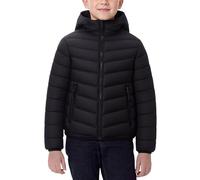 Maeau Kleinkind Winterjacke Puffer Wintermantel Warme Outdoor Teenager Jungen 11 12 Jahre Steppjacke Winter mit Reißverschluss Taschen Kinder Jacke Leichte Gesteppte Mädchen Mantel Mode Lässig Schwarz