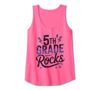 Mädchen 5. Klasse Rocks First Day Chor Teacher Squad Game On Tank Top