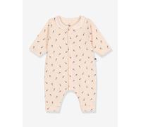 Mädchen Baby Sweat-Overall PETIT BATEAU, langes Bein vanille Gr. 68