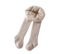 Mädchen Baby Thermo Strumpfhosen Thermo Verdicken Strickstrumpfhose Baumwolle Warm Gefüttert Thermostrumpfhose Winter Leggings Kinderstrumpfhose Blickdichte Strumpfhosen Weiche (Coffee, 6-12 Months)