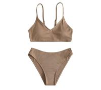 Mädchen-Bikini-Badeanzug, 25-teilig, gestrickt, solide Badeshorts und gepolsterte Badeanzüge, Sommer, Kinder, Strand, Schwimmen, QIick, Trocken-Badeanzug für Kinder, Mädchen, 6 Handtücher für Kinder,