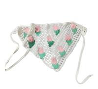 Mädchen Blumen Bandana, elegantes Kopftuch, kreatives Bandana, Haarschal, Kopfbedeckung, Geschenke, warm, bunt, Kopftuch für Damen
