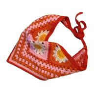 Mädchen Blumen Bandana, elegantes Kopftuch, kreatives Bandana, Haarschal, Kopfbedeckung, Geschenke, warm, bunt, Kopftuch für Damen