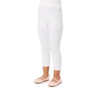 Mädchen Capri Leggings aus Viskose MS10-131 Weiß 110 110 Weiß