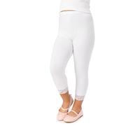 Mädchen Capri Leggings aus Viskose MS10-293 PP2 Weiß 134 134 Weiß