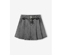 Mädchen Faltenrock aus Denim grauer denim Gr. 98/104 von Vertbaudet