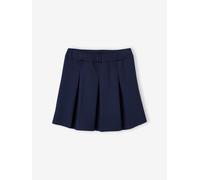 Mädchen Faltenrock mit Dehnbund blau Gr. 128 von vertbaudet