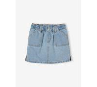 Mädchen Jeansrock BASIC helles blau Gr. 110 von Vertbaudet