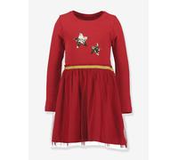 Mädchen Jerseykleid mit Tüll BLUE SEVEN rot Gr. 98/104