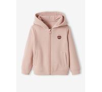 Mädchen Kapuzensweatjacke, Sport BASIC rosa Gr. 92/98 von vertbaudet