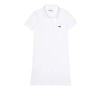 Mädchen Kleid Lacoste Pique Polo - Weiß (116 cm)