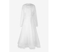 Mädchen Kommunionkleid mit Blumen & Pailletten & Bolero Happy Girls weiß Gr. 146