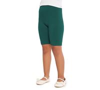 Mädchen Kurze Leggings aus Baumwolle MS10-227 Smaragdgrün 122 122 Smaragdgrün