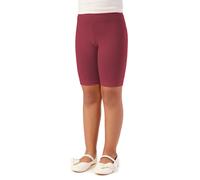 Merry Style Mädchen Kurze Leggings aus Baumwolle MS10-227 (Weinrot, 128 cm)