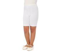 Merry Style Mädchen Kurze Leggings aus Baumwolle MS10-227 (Weiß, 152 cm)