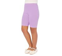 Merry Style Mädchen Kurze Leggings aus Viskose MS10-132 (Hellviolett, 122 cm)
