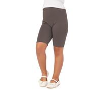 Merry Style Mädchen Kurze Leggings aus Viskose MS10-132 (Matt Grau, 128)