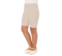 Mädchen Kurze Leggings aus Viskose MS10-132 PP3 Beige 122 122 Beige