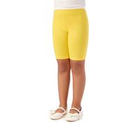 Merry Style Mädchen Kurze Leggings aus Baumwolle MS10-227 (Gelb, 134 cm)