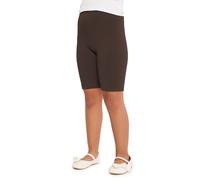 Mädchen Kurze Leggings MS10-227 PP3 Braun 146 146 Braun