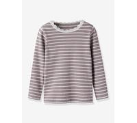 Mädchen Langarmshirt mit Glanzstreifen NMFNETTE NAME IT malve Gr. 92/98