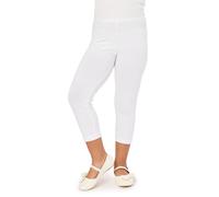 Merry Style Mädchen 3/4 Leggings aus Baumwolle MS10-226 (Weiß, 116 cm)