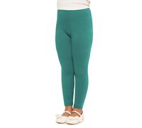Mädchen Leggings aus Baumwolle MS10-225 Dunkeltürkis 122 122 Dunkeltürkis