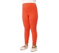Mädchen Leggings aus Baumwolle MS10-225 PP2 Rost 134 134 Rost